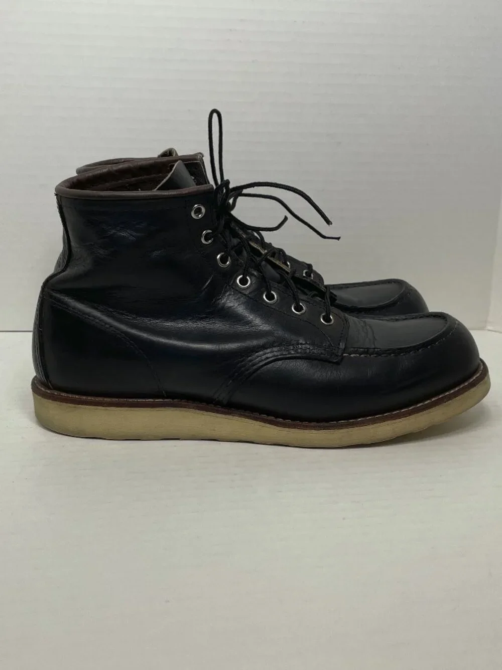 Red Wing Boots Men’s Size 11 D Leather 8890 Black Lace Up Work See Pics